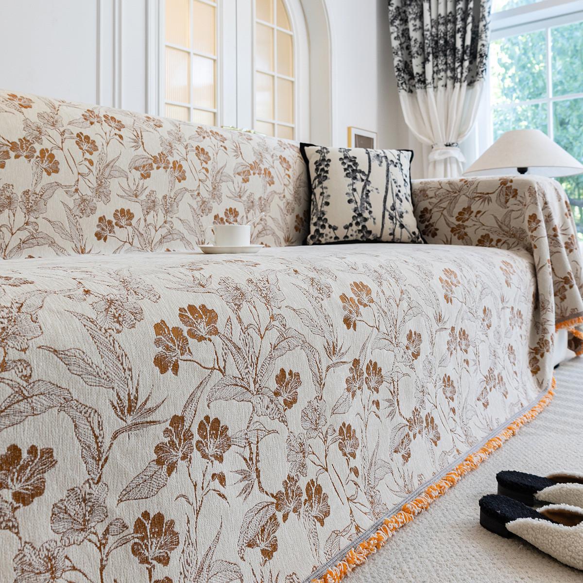 

Чехол для дивана из шенилловой ткани, цельный, устойчивый к царапинам от кошек, полотенце для дивана, подушка для сидения шезлонга Four Seasons на три сиденья 180*130cm