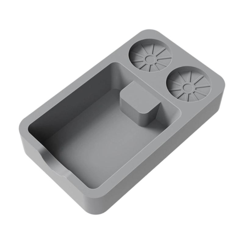 Benutzerfreundliche Silikon-Kaffeesatzbox mit Basis für verschiedene Kaffeemaschinen, rutschfestes Design, leises Klopfen und leicht zu reinigen