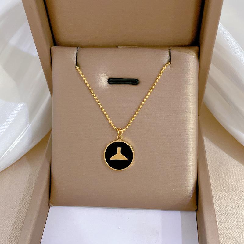 Real Gold Cold Necklace In The E-Commerce Good Goods Furnace, Women'S Collarbone Chain With Jewelry