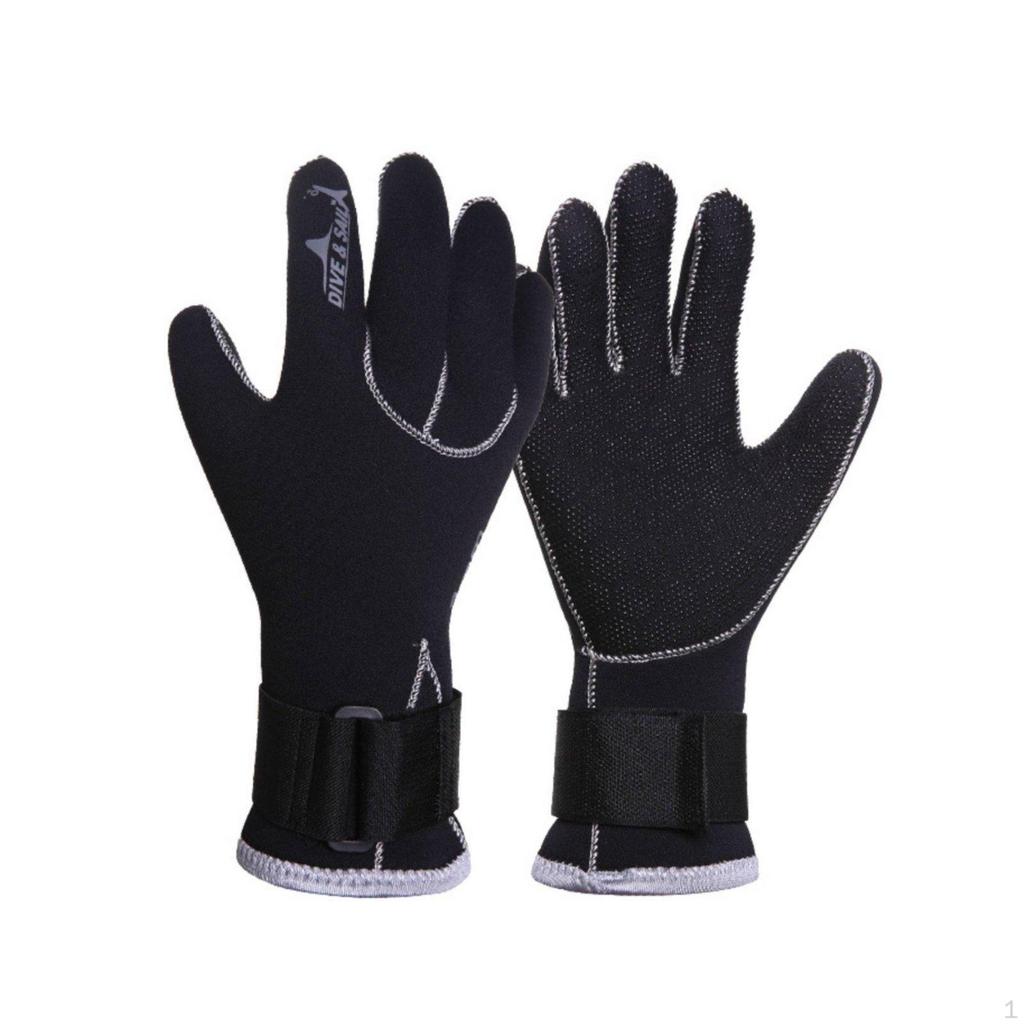 3mm Diving Gloves Scratch Resistant Neoprene Hand Protection Secure Gear for