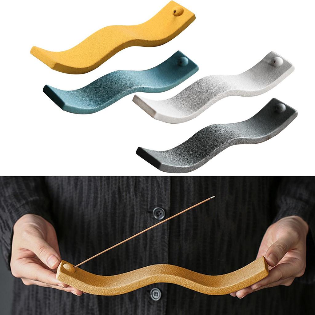 Burner Holder, Tea Accessories, Minimalist Ornament Stand Tray Craft Censer for Yoga Office Room
