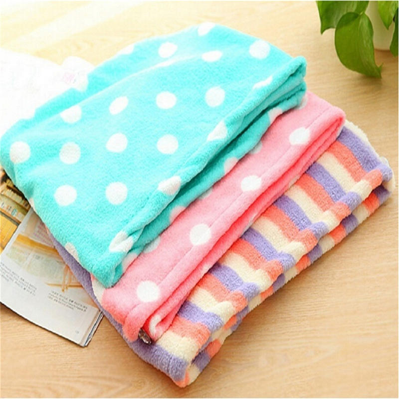 1X Lady Hair Wrap Head Towel Turbie Turban Twist Drying Cap Loop Button Hat 1X Lady Hair Wrap Head Towel Turbie Turban Twist Drying Cap Loop Button Hat