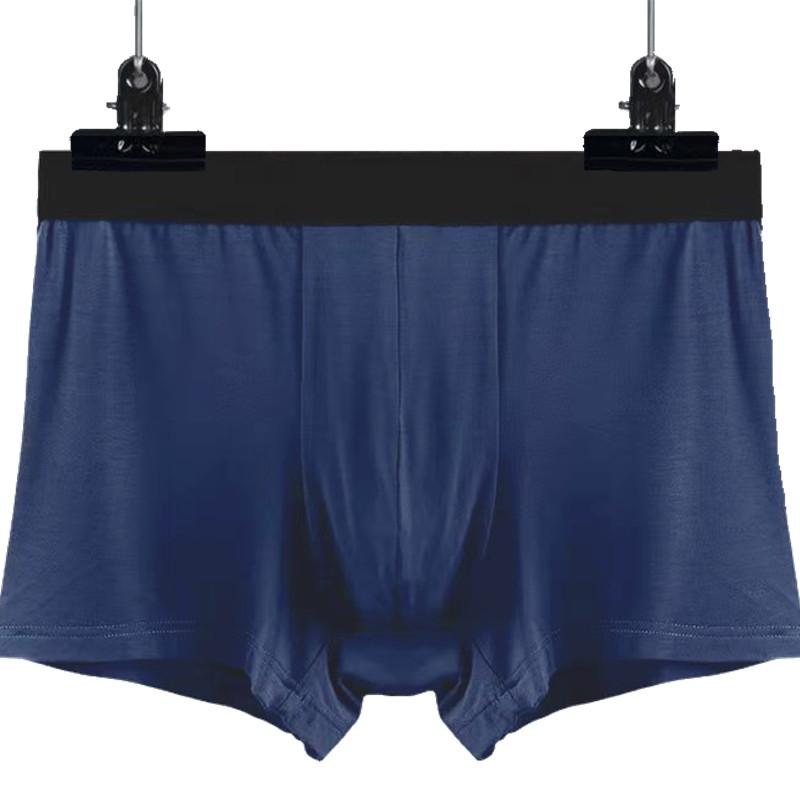 Unterhosen Herren Übergröße 130-180kg Herren Boxershorts Modal Atmungsaktive Unterwäsche Weit geschnittene Hosen Boxershorts
