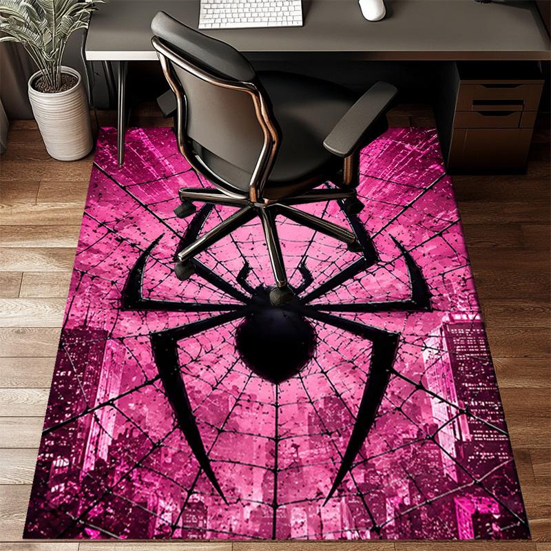 1PC Spider Carpet Floor Mat, Anti-slip Mat Chair Rug For livingroom,Bedroom, Doormat Home Decor Gift Christmas Gifts