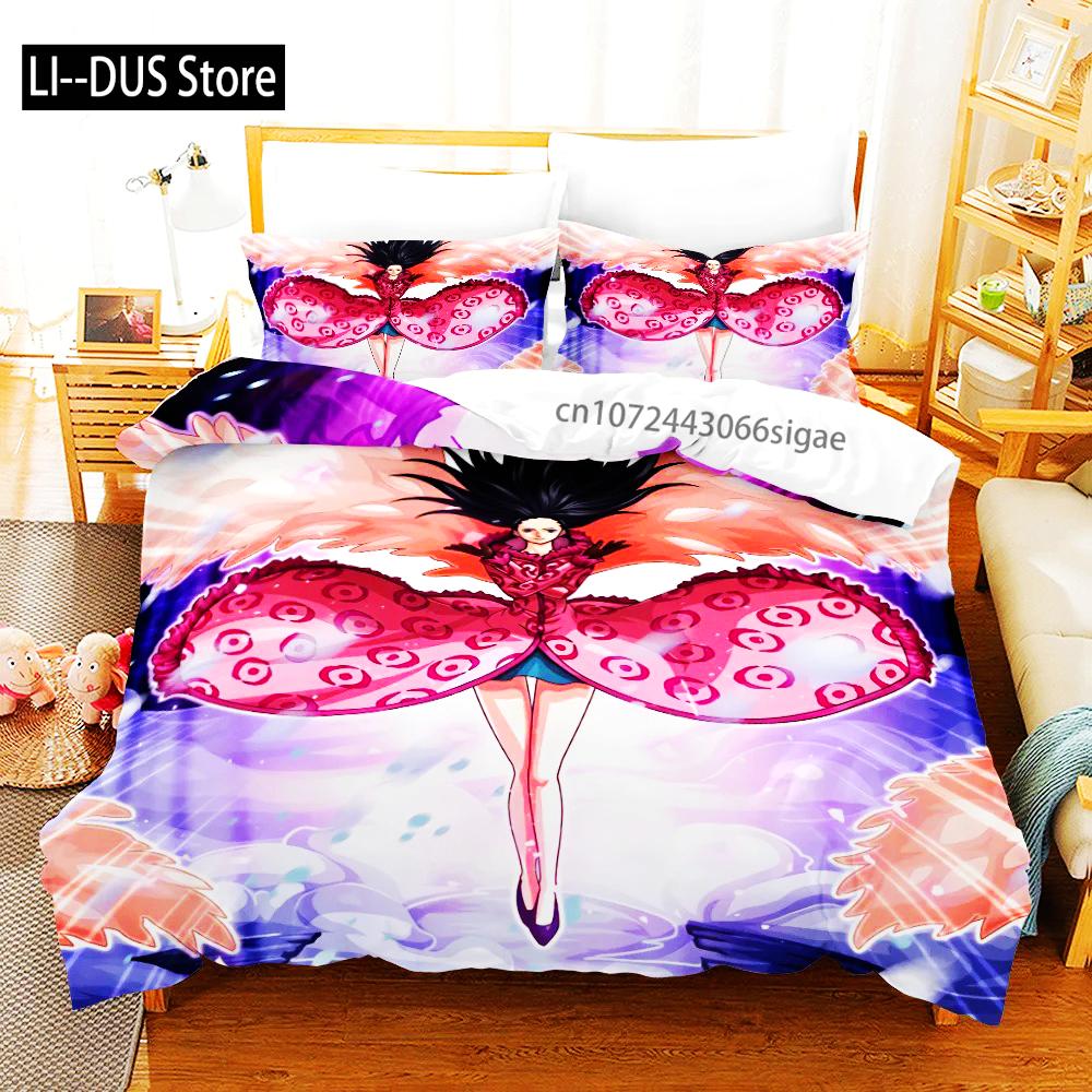 Boa Hancock Sängkläder Set Enkel Twin Full Queen King Size Queen Kejsarinna Sängset Vuxen Pojkar Sovrum Påslakan Set 3D-tryck