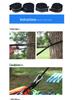 Popular Outdoor Nylon Hammock with Binding Ropes for Camping