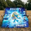 Smurfette's Adventure Blanket Flannel Throw for Sofa, Indoor, Camping, Living Room, Office, Chair, And Bed Soft Birthday Gift