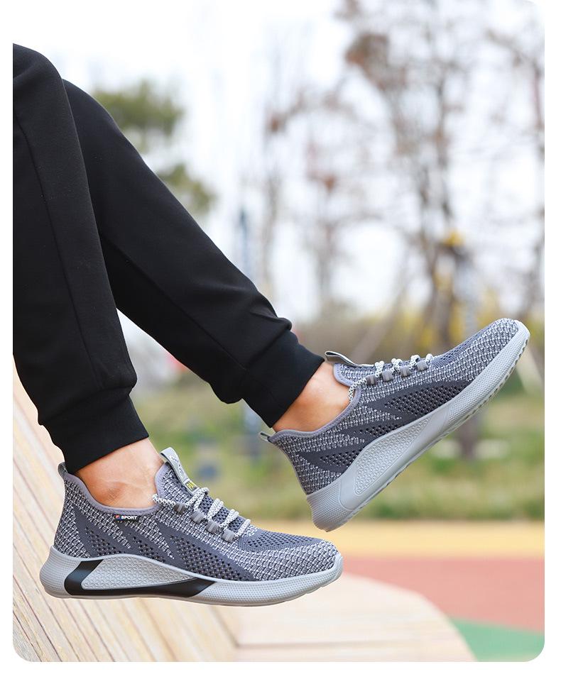 Men's Breathable Anti-Smash and Anti-Puncture Summer Work Shoes