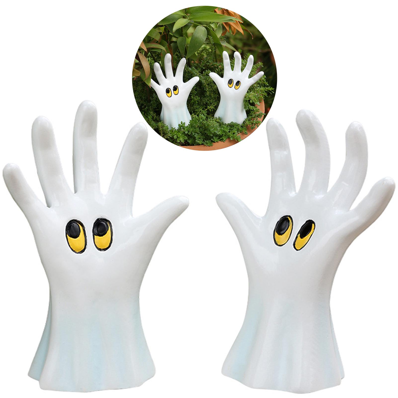 

Смола Креативная Рука Призрака Перчатка Цветочный Горшок Хэллоуин Украшение для Жуткий Сад В помещении На улице Декор для Вечеринки
