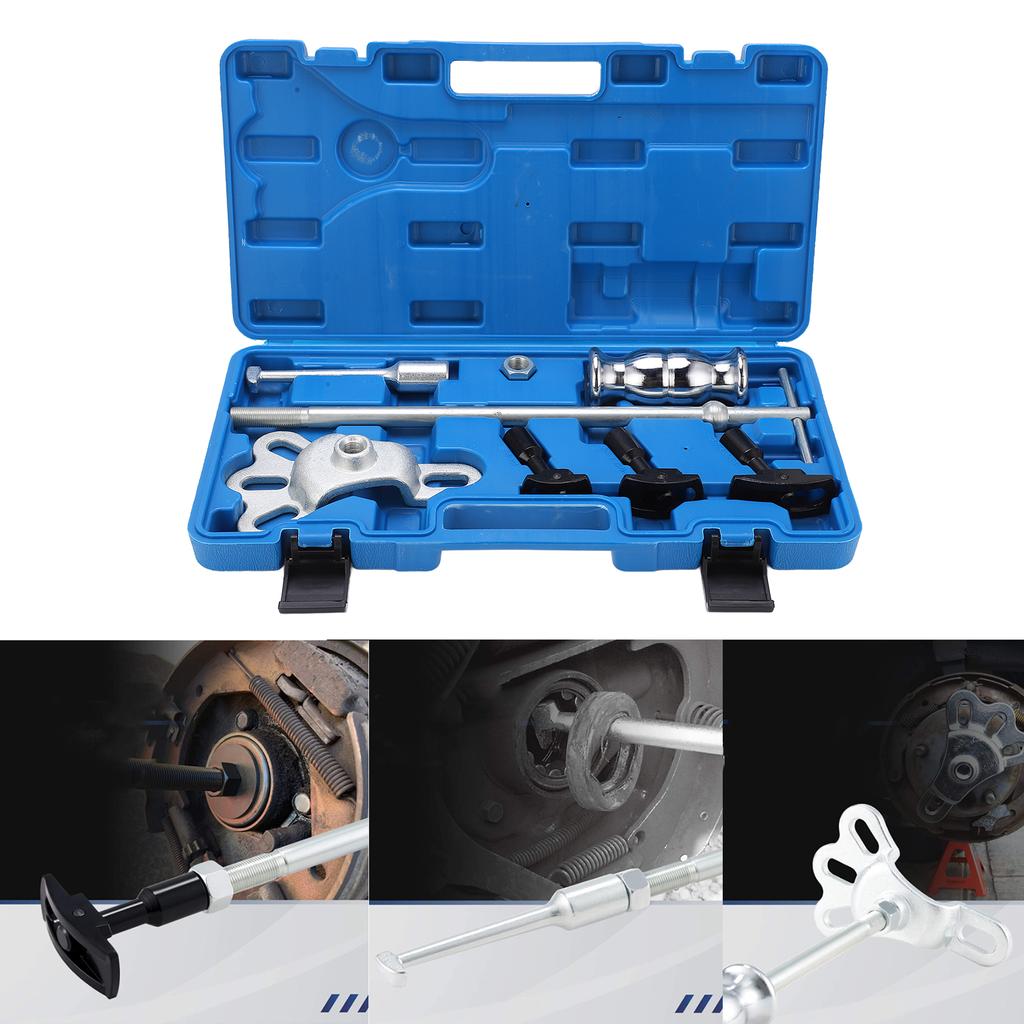 8pcs Set Rear Axle Bearing Puller Slide Hammer Service Repair Kit with Carrying Case