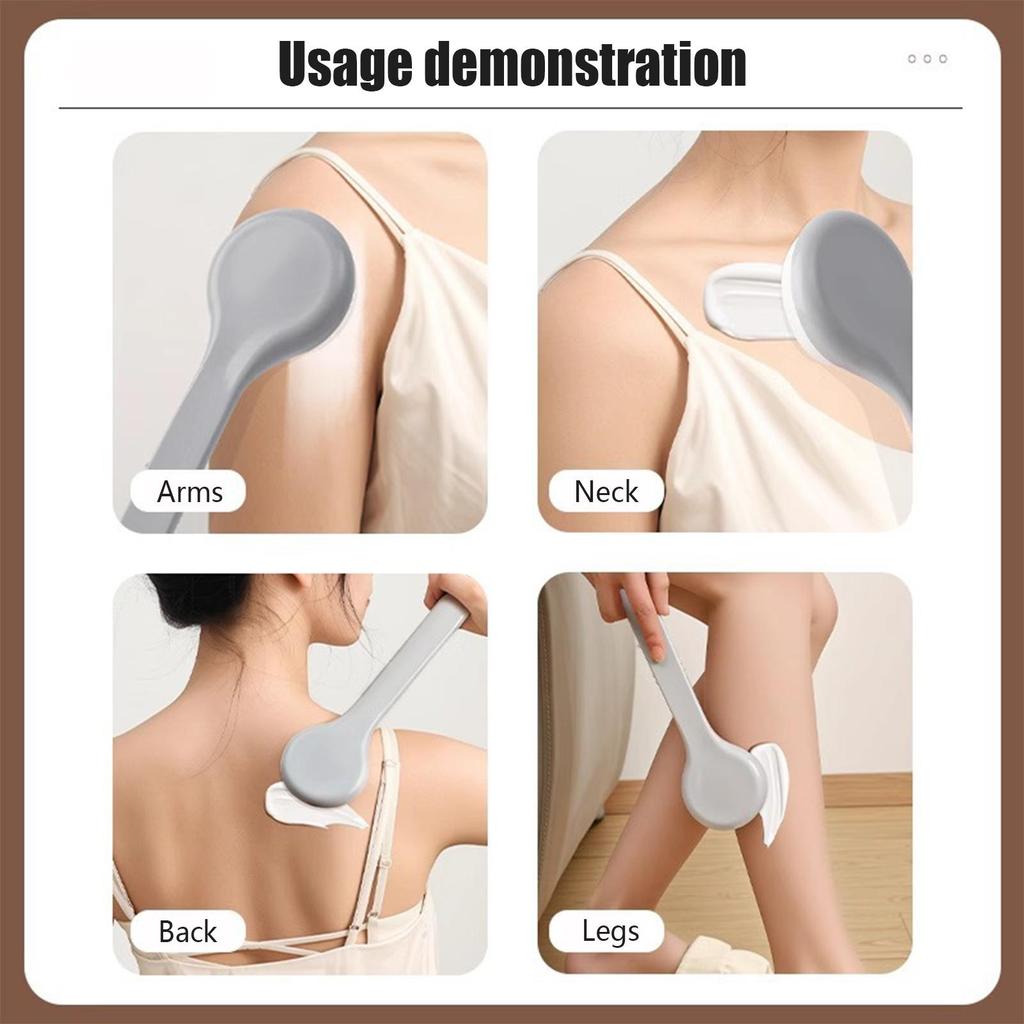 Back Lotion Applicator Long Handle Back Applicator for Ointment Extended Handle Ointment Apply Aid for Medicine Moisturizing