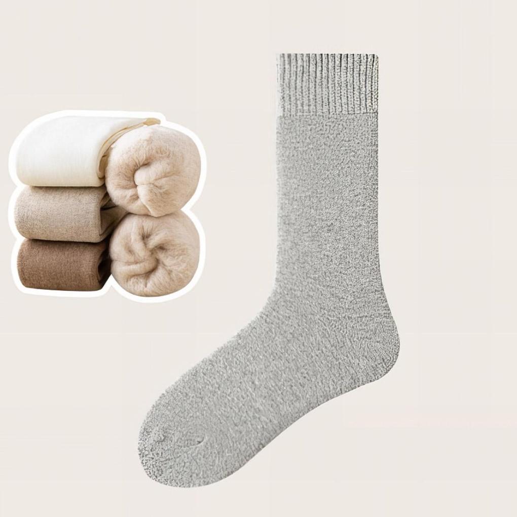 KARRA Fleece High-wide Ribbed socks_A4W0585