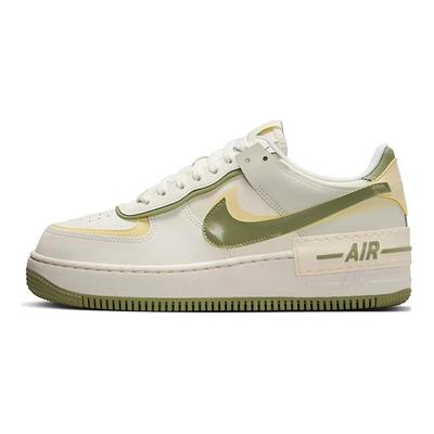 Air Force 1 Shadow Pale Ivory Oil Green Women Sneakers Cream Sail Alabaster FN6335-101