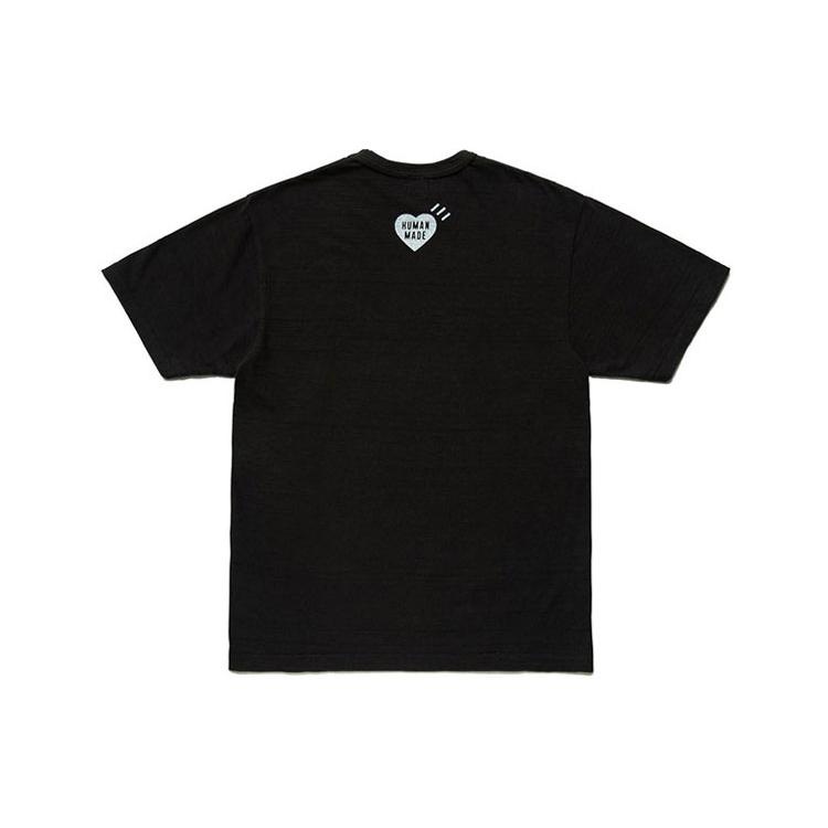HUMAN MADE T-Shirts Unisex Crew Neck Moderate Straight Fit HM22TE002