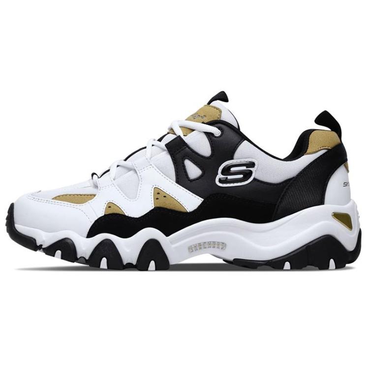 Skechers D lites 2.0 Running Shoes Black/White/Yellow Men s 999042-WBGD EU 41
