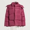 DRIPX Winter New Loose Hooded Cotton Padded Coat Women Solid Color Thick Warm Casual Quilted Apparel