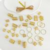 Piece TEUMSHEIN Explosive DIY Wig Dreadlocks Jewelry Accessories Hollow Iron Ring Hair Extension Ring