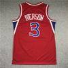 Philadelphia 76ers Allen Iverson 3 Authentic Stitched Mesh Basketball Jersey Men Women Sportswear