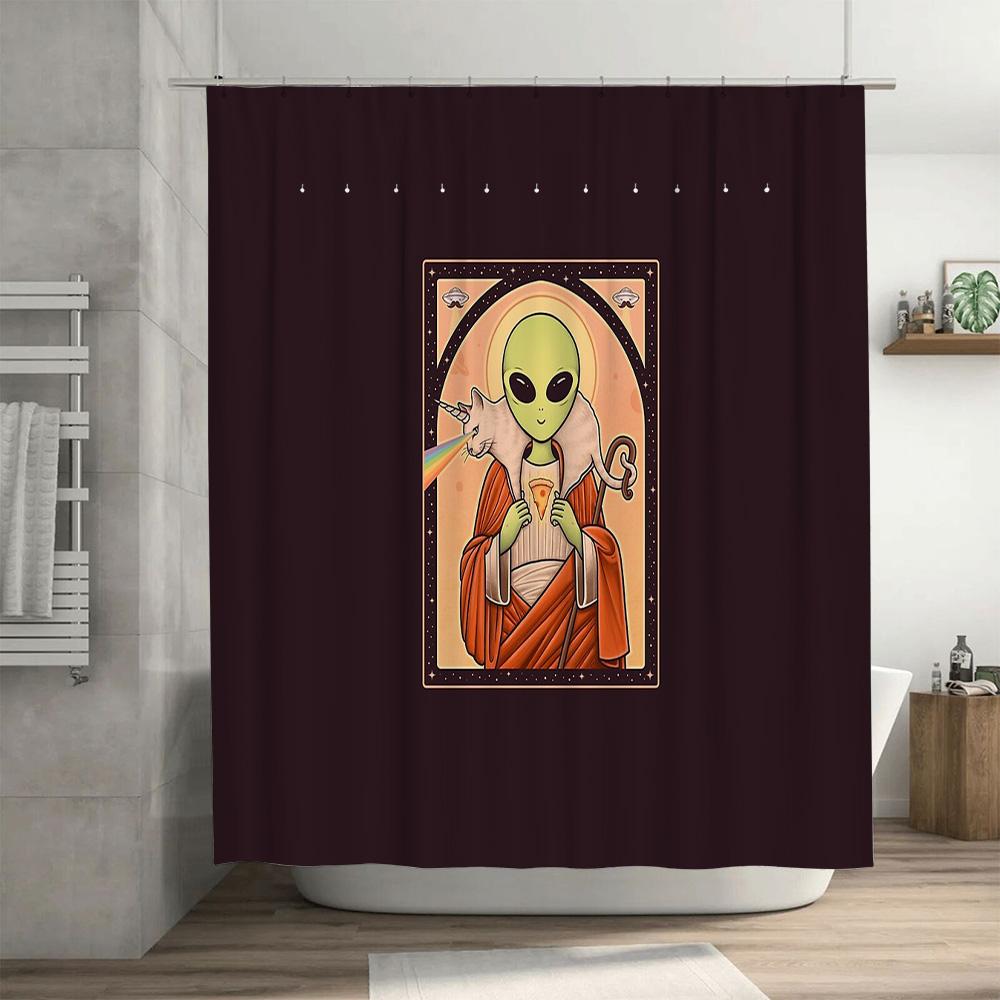 Goddess Shower Curtain Celestial Art Divine Decor Bathroom Set Vintage Mythological Wall Tapestry Home Decor Spiritual Gift