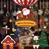 Merry Christmas Wall Stickers Window Glass Festival Wall Decals Santa Murals New Year Christmas Decorations for Home Decor