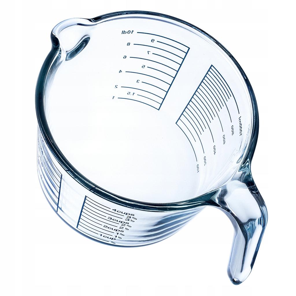 KADAX Kitchen Measuring Cup Pitcher Mug With Measuring Scale Container Glass