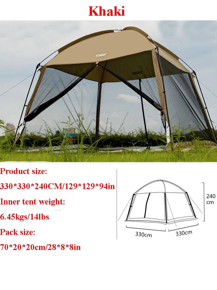 ForOxford+Mesh Canopy Outdoor Sunscreen Anti-mosquito Tent Picnic Fishing Pergola UV Protection Sunshelter Large Space Party Tou