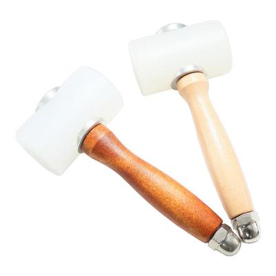 DIY Leathercraft Stamping and Punching Hammer with Rubber and Nylon Head