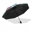 Stitch, Tropical Themed Automatic Opening and Closing Umbrella, Brightly Colored 8-rib Portable Umbrella, Suitable for Men and Women, A Perf