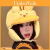 Cute Bee Bear Earmuff Winter Hat With Warm Cotton For Girls And Women
