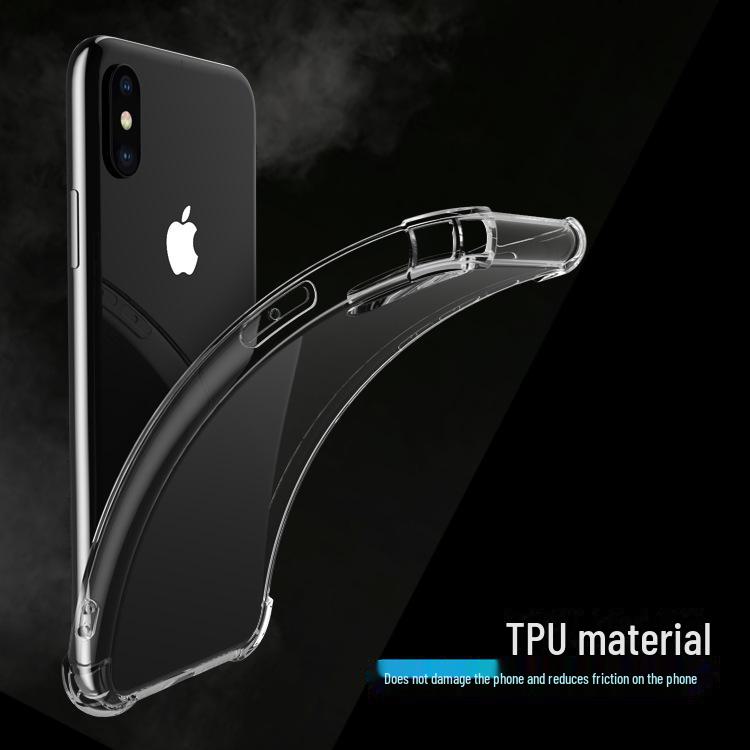 "Transparentes Anti-Fall-Handyhülle mit Schlüsselband für 7G, 7P, IPX, XR, XSMAX"