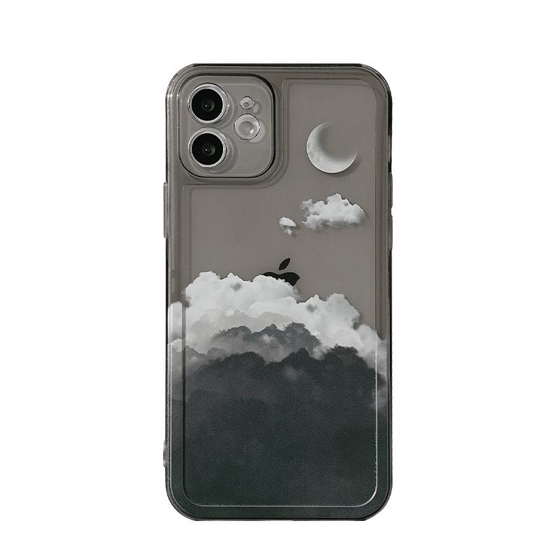 Night Sky Cloud IPhone 16 Apple 13 Mobile Phone Case 15 All Inclusive Applicable X 14 Pro Case 12 Transparent 14pro