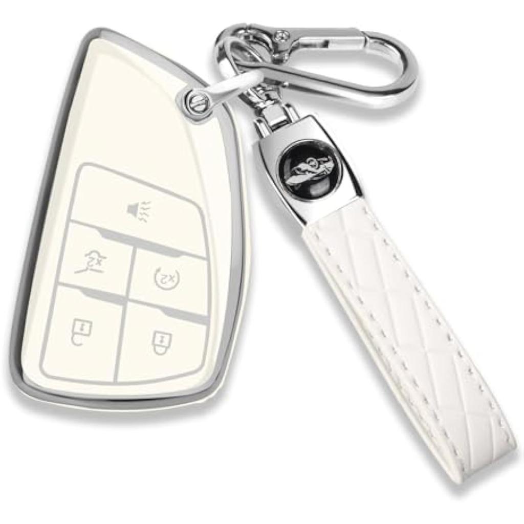 Soft TPU protection case for Chevrolet Keychain compatible with compatible 2021-2025 Chevrolet