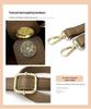 2025 High-End Genuine Leather Women's Shopping Basket Bag with Double-Sided Texture and Leather Tag.