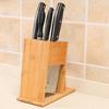 Bamboo Knife Block Stand for Kitchen Multifunctional Cutter Rack Holder Multifunctional Knife Storage Rack for Kitchen Supplies