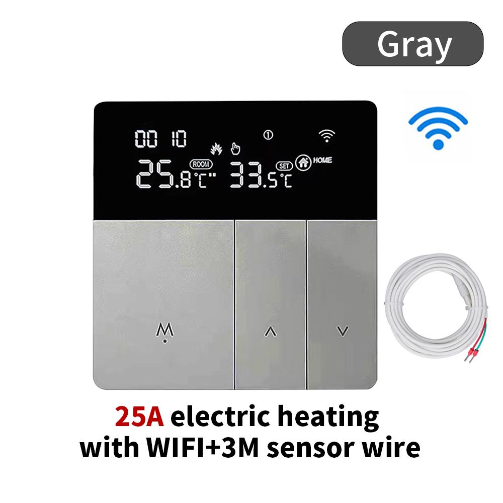 Zigbee Temperature Sensor Digital Temperature Controller Control Wifi Connected Thermostat Underfloor Heating Home Accessories