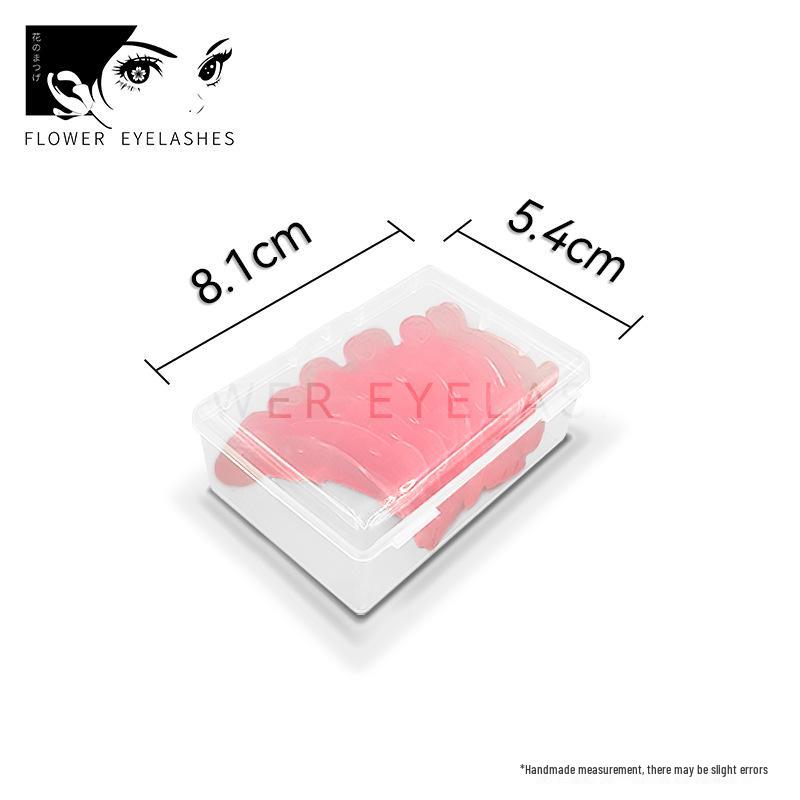 

Самоклеящиеся силиконовые бигуди для ламинирования ресниц Red Bear - Края Подсолнух , 5 пар красный