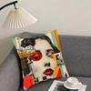 Retro Poster Luxury Cushion Cover Pillowcase Ultra Soft Skin Friendly Fabric Cloud Like Comfort & Concealed Zipper