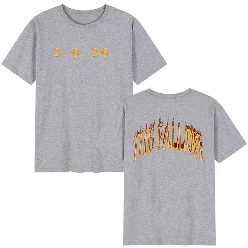 Cole The Fall Off Album Graphic T Shirts Men Women Vintage Pure Cotton T-shirt Hip Hop Gothic Clothing T-shirt