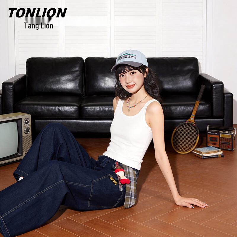 TonLion Women s Summer Slim Fit U-Neck Camisole S