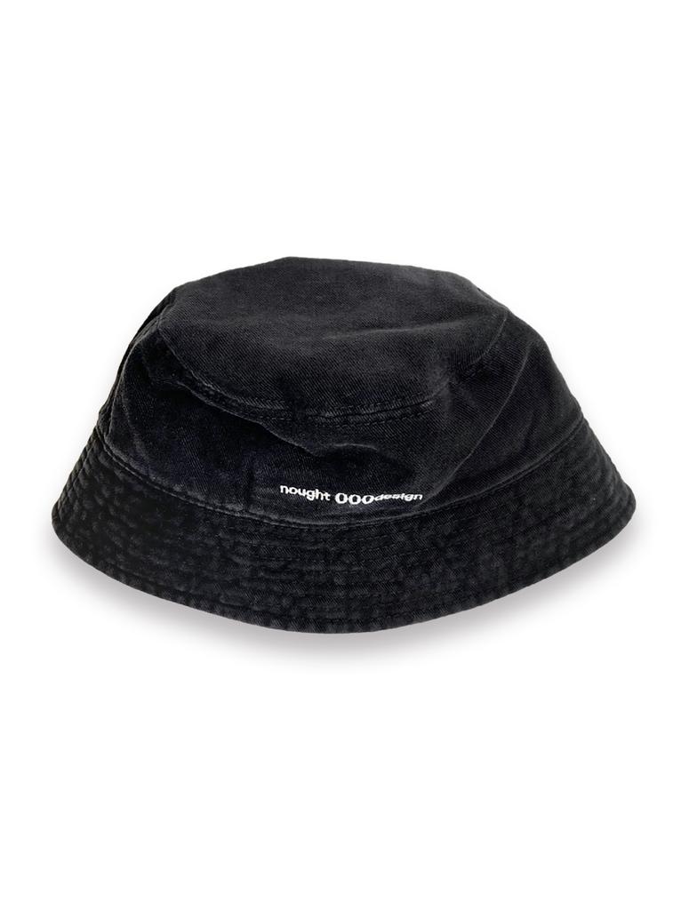 Nouteu 000 Design Logo Bucket Hat / Black