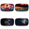Stranger Things Pencil Case With Nylon Material For Students And Kids