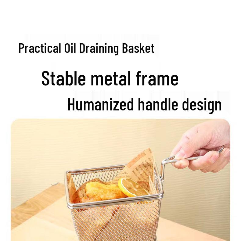 Stainless Steel Hot Pot Skimmer with Sieve and Hanging Hook