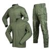 Olive Green Camouflage Training Suit - Durable Outdoor Workwear for Men and Women