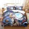 Luxury New 3D Print Digital Printed Games Genshin Impact Bedding set With Winter Home Polyester Quilt Cover With Cartoon Pattern