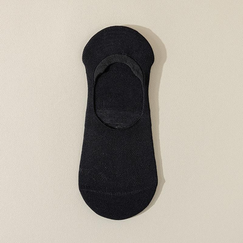 Female Summer Shallow Mouth Mesh Breathable Invisible Non Slip Non Drop with Boneless Breathable Boat Socks