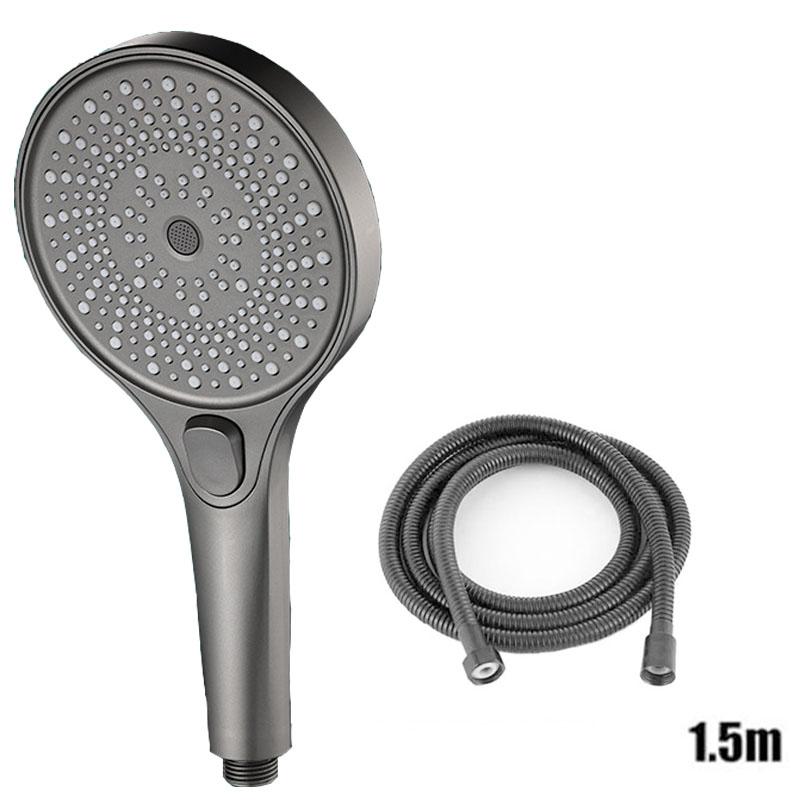Showerhead Large Panel Replete for Shower Accessories Three Modes Shower Heads High Pressure Bathroom Showers Parts Fixture Home