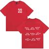 Radiohead Tour Merch Fashion Graphic T Shirt Men's Women Short Sleeve Harajuku T-shrit Oversized Cozy Tees Teenagers