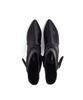 Ssimeez Satin Ribbon Heeled Boots (Black)