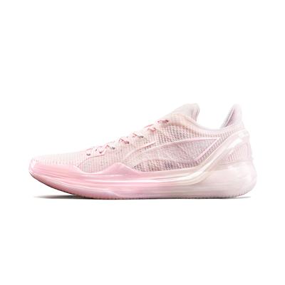 Li Ning Liren 4 V2 Cushioning Slip Resistant Lightweight Rebound Low Top Basketball Shoes Men's Pink ABAU037-3