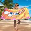 Serviette de plage Diddl Amour et Amitié Couleurs Pastel, Séchage Rapide, Facile d'Entretien, Convient aux Activités Sportives et aux Vacances à la Plage, Essentiel de Sport